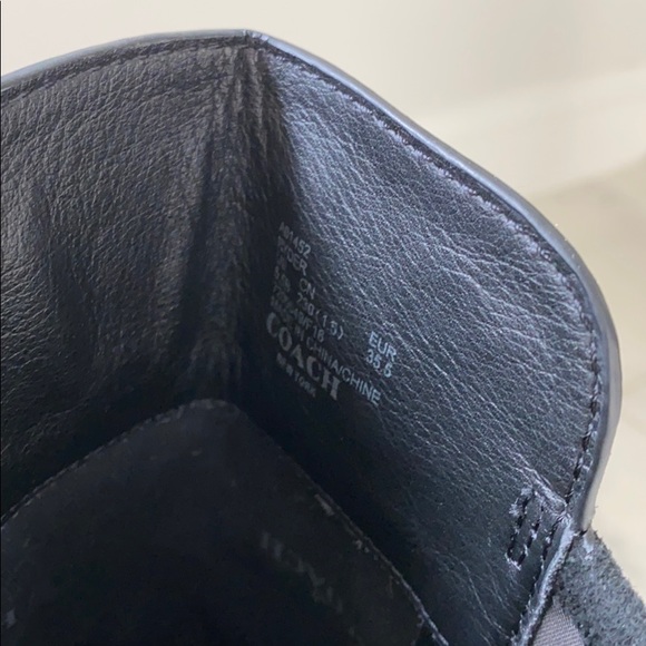 Coach suede knee height boots - Picture 9 of 9